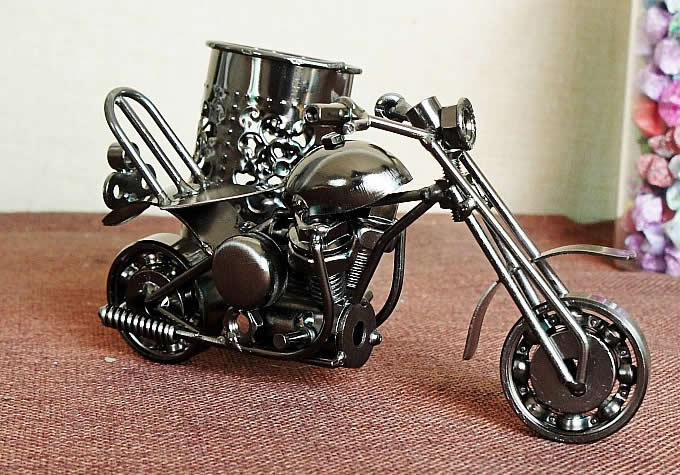   Motorcycle Pen Holder