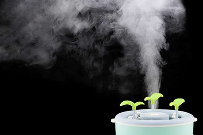   USB Portable Desktop Plant Humidifier  