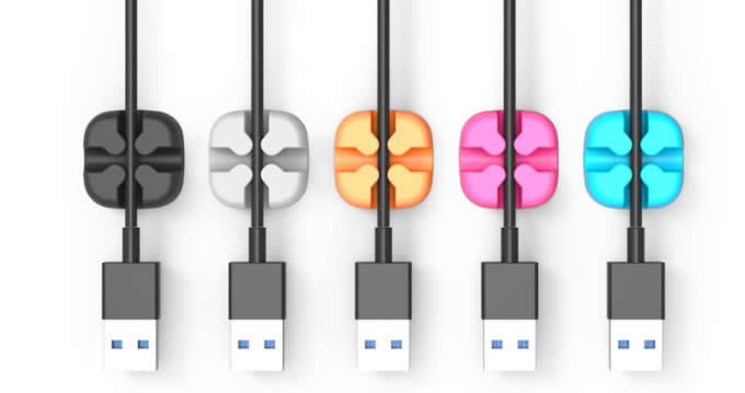 USB Holder Multi Purpose Cable Clips 