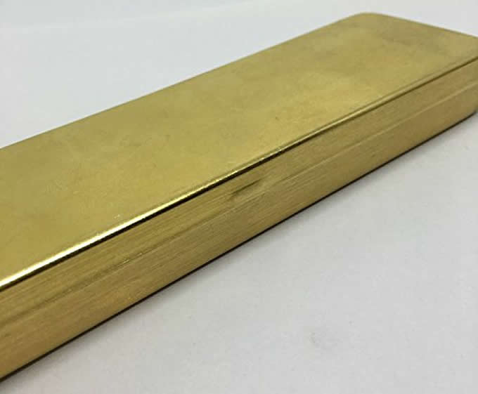   Vintage Brass Pen Pencil Case Holder Stationery Box Storage