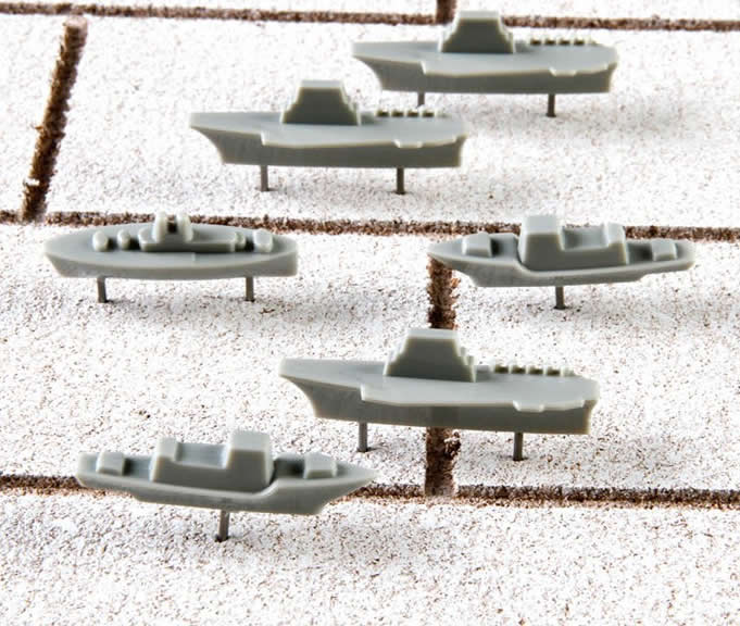  Warship Push Pins - Pack of 15