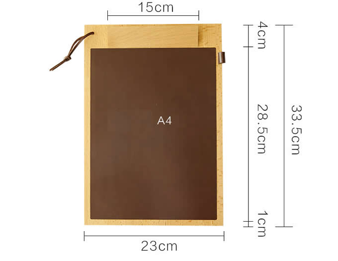   Wooden Hanging Writing&Drawing Clipboard 