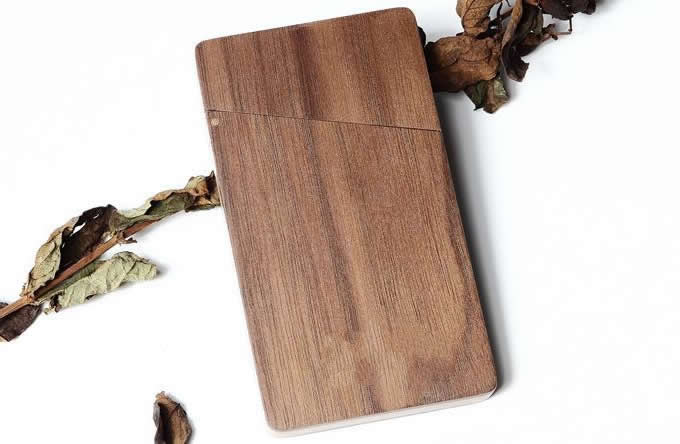 Wooden Carved Floral Patterns Business Card Case,Rosewood