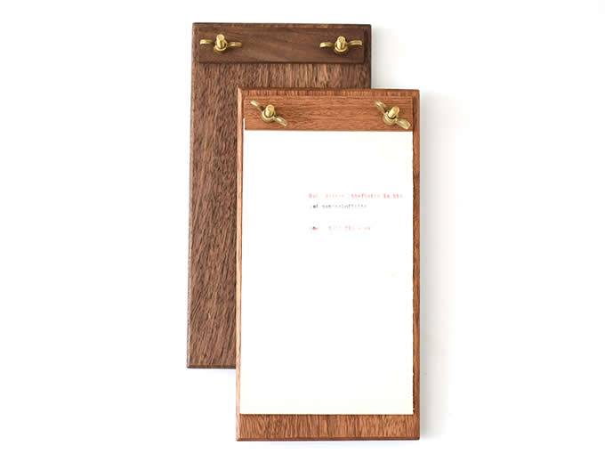  Black Walnut  Wooden Desk Paper File/Document Holder 