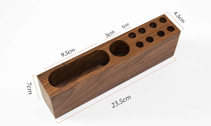  Wooden Desktop Stationery Organizer Storage Cell Phone Holder