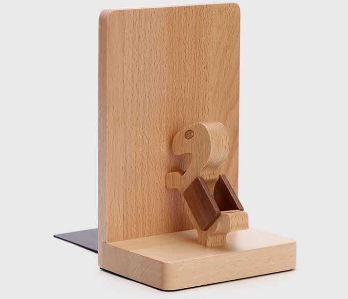   Wooden Horse Bookend with Coins slot  