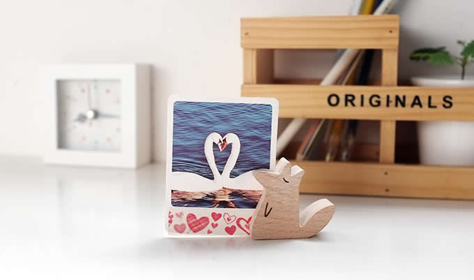  Wooden Miniature Animal Place Card Holders Photo Card Holders