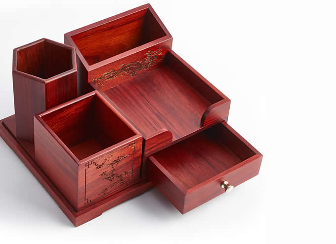 Wooden Office Desk Collection Set