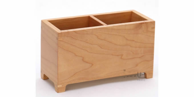  Wooden Struction Multi-function Desk Stationery Organizer Storage Box