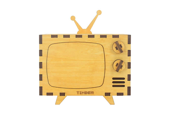  Wooden TV Tissue Box Cover Decorative Tissue Box Holder 