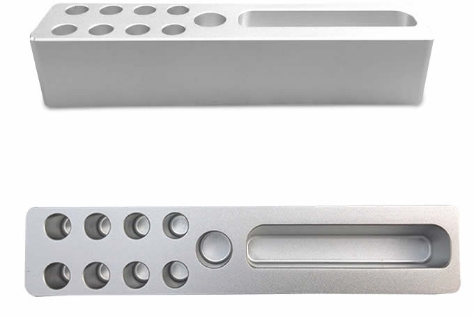 Aluminium Alloy Desktop Stationery Organizer Storage Cell Phone Holder