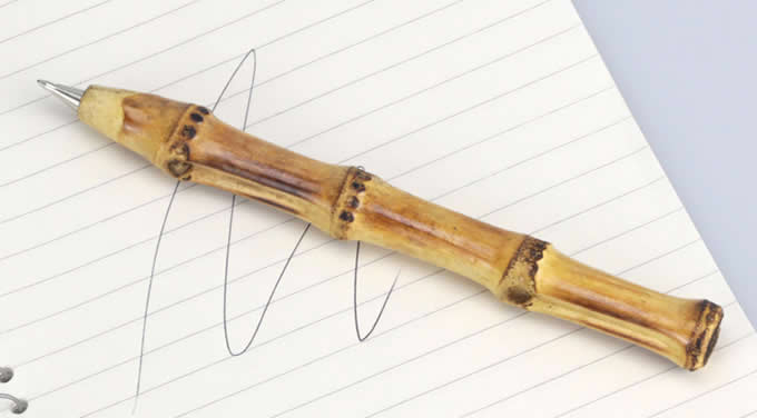  Natural Bamboo Ballpoint Pen