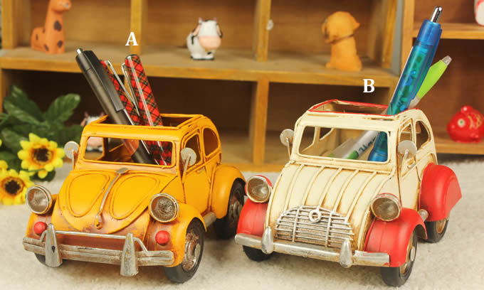   Beetle Model Kit Car Pen Holder 