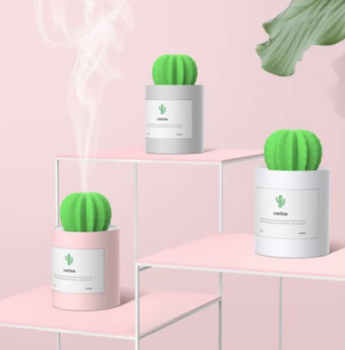  Cactus Shaped Mist Humidifier 