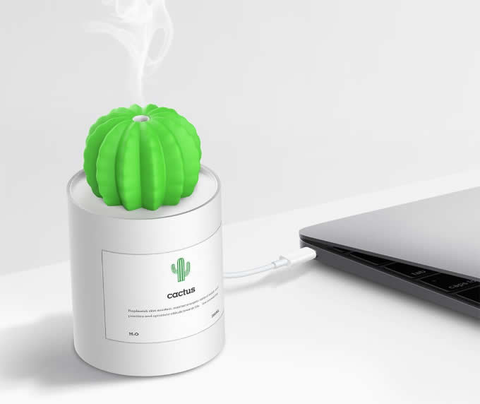  Cactus Shaped Mist Humidifier 