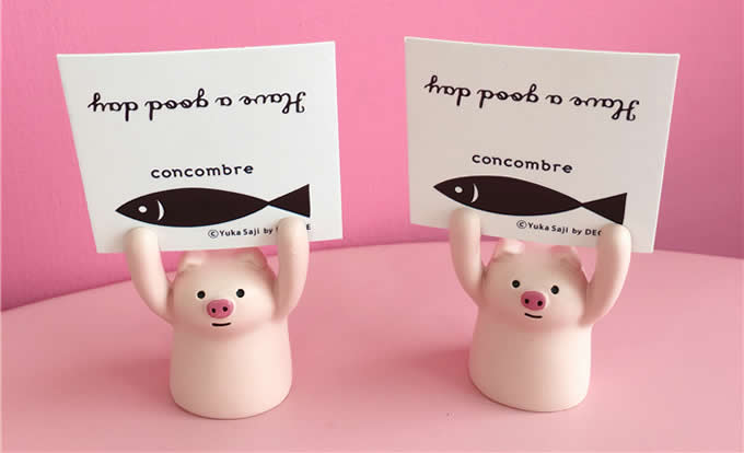  Ceramic Animal Memo Holder Card Paper Photo Note Clip Wedding Place Name Card Holder