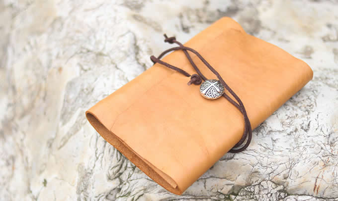  Handmade Genuine Leather Refillable  Binder Diary Travel Journal Notebook