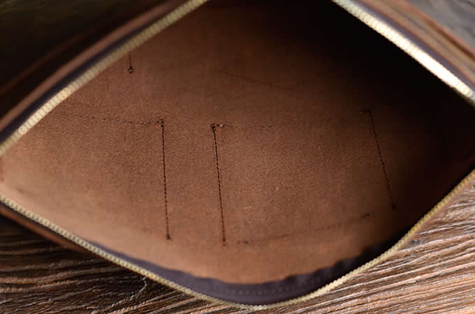 Handmade Leather  Multi-functional A4 Document Bags Portfolio Organizer 