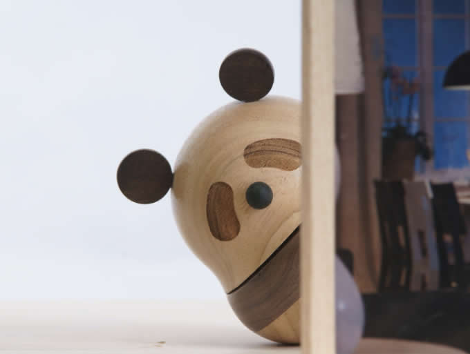  Panda Wooden Music Box