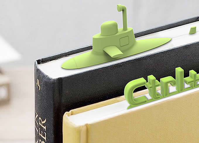  Silicone Bookmarks(3pcs) 