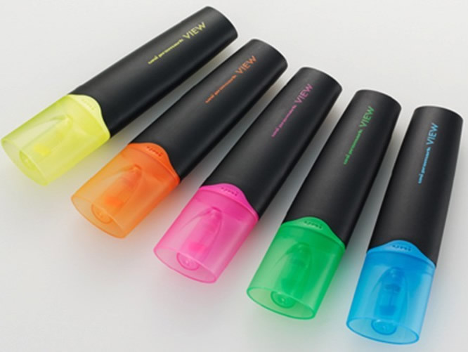 Uni Propus Window DoubleSided Highlighter Pen, set of 6 FeelGift