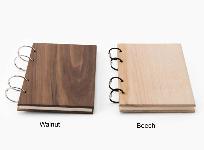  Wood Bound Notebook Walnut
