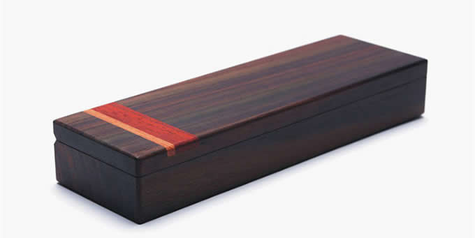 Wooden Pen Pencil Case Holder Box