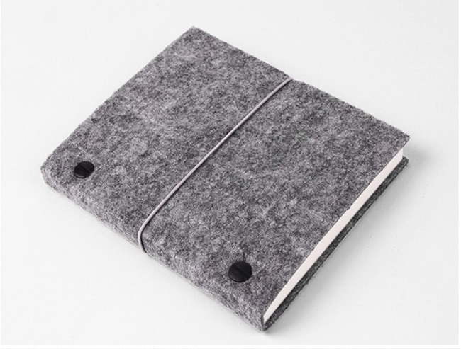 Wool Felt & Binding Thread Notebook