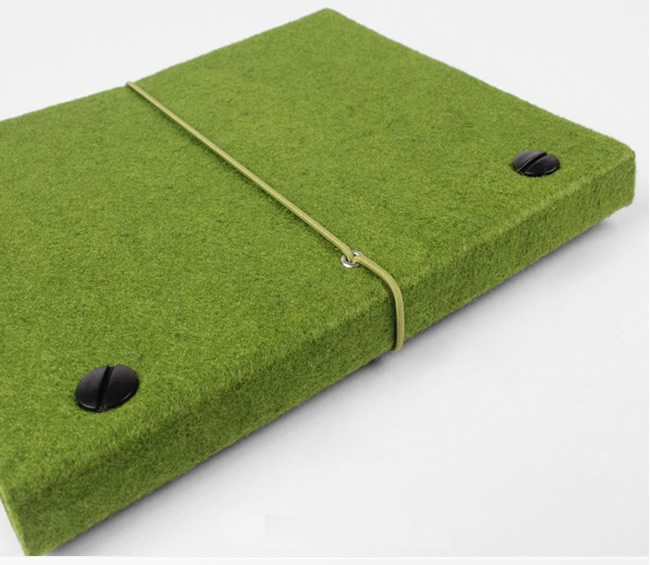 Wool Felt & Binding Thread Notebook