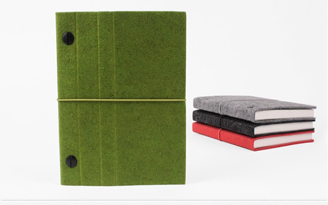 Wool Felt & Binding Thread Notebook