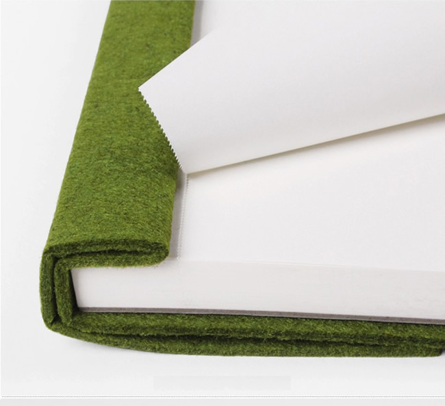 Wool Felt & Binding Thread Notebook