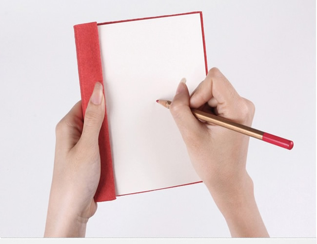 Wool Felt & Binding Thread Notebook