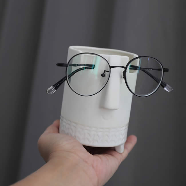 Creative Face Expression Storage Pen Holder Glasses Holder