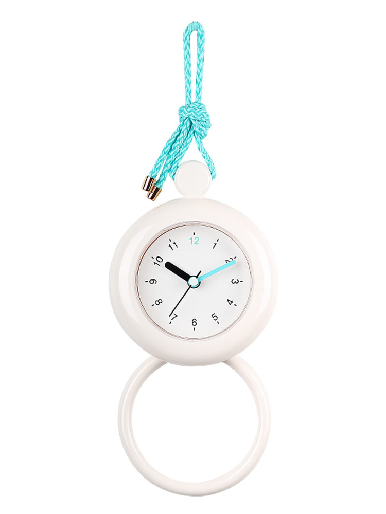 Bathroom Waterproof Clock With Hanging Hook