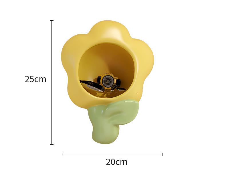 Home Organizing Flower Shaped Wall Storage Box