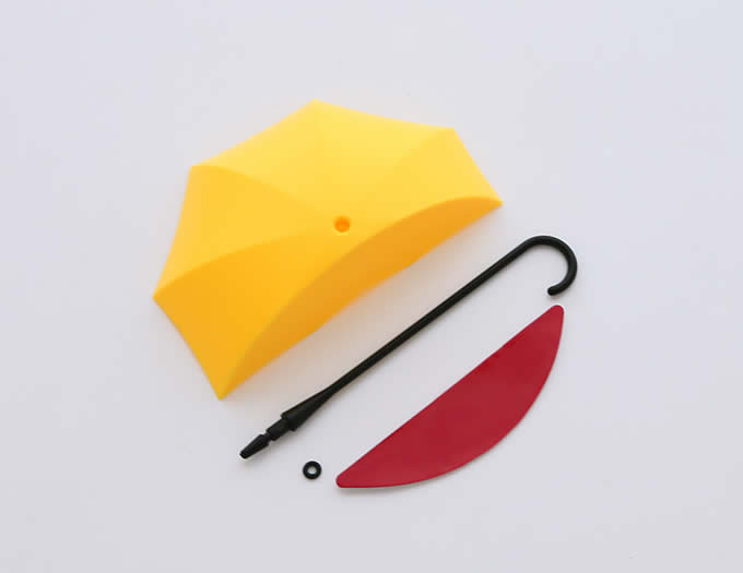 6pcs Umbrella Style Wall Mount Self Adhesive Wall hooks
