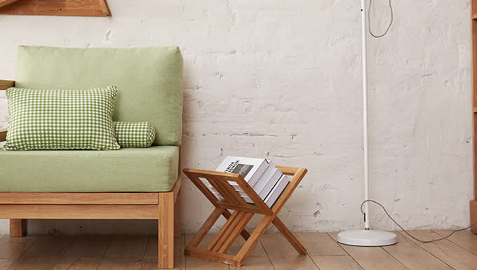  Bamboo Floor Bookshelf  