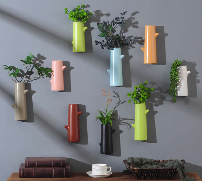  Ceramic Wall Mount Vase 