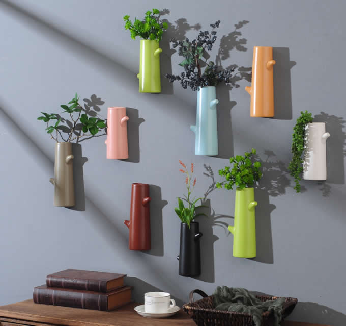  Ceramic Wall Mount Vase 