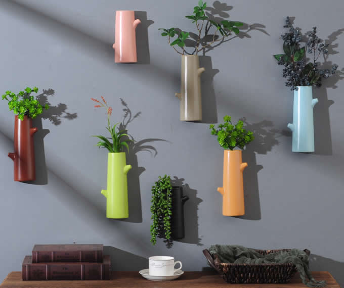  Ceramic Wall Mount Vase 