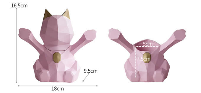 Cute Cat Resin Toothpick Holder  