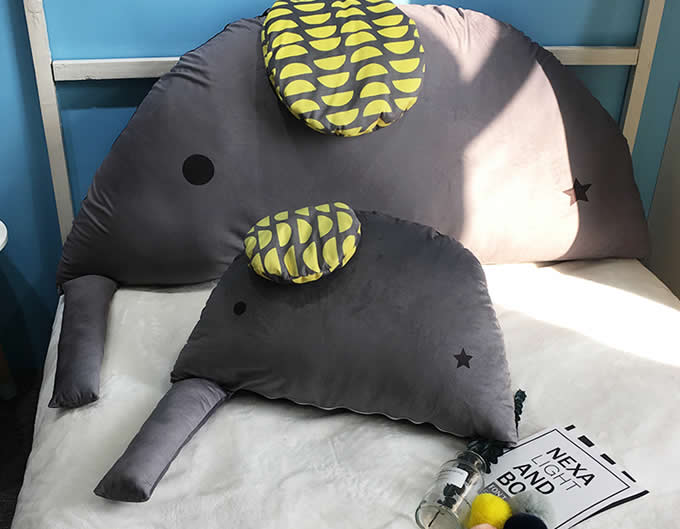 Elephant Style Pillow Cushion Plush Stuffed