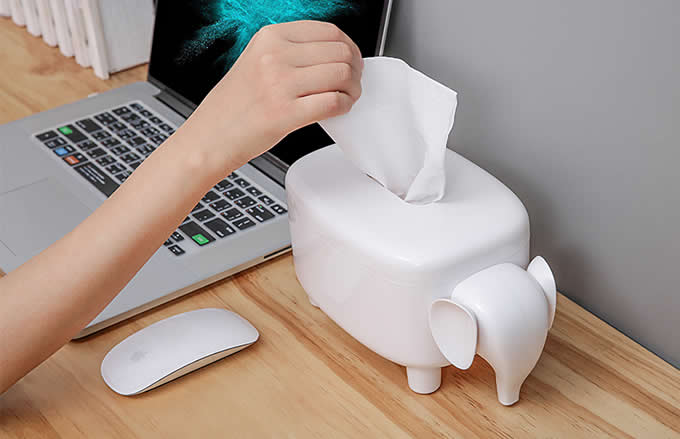 Elephant  Tissue Box