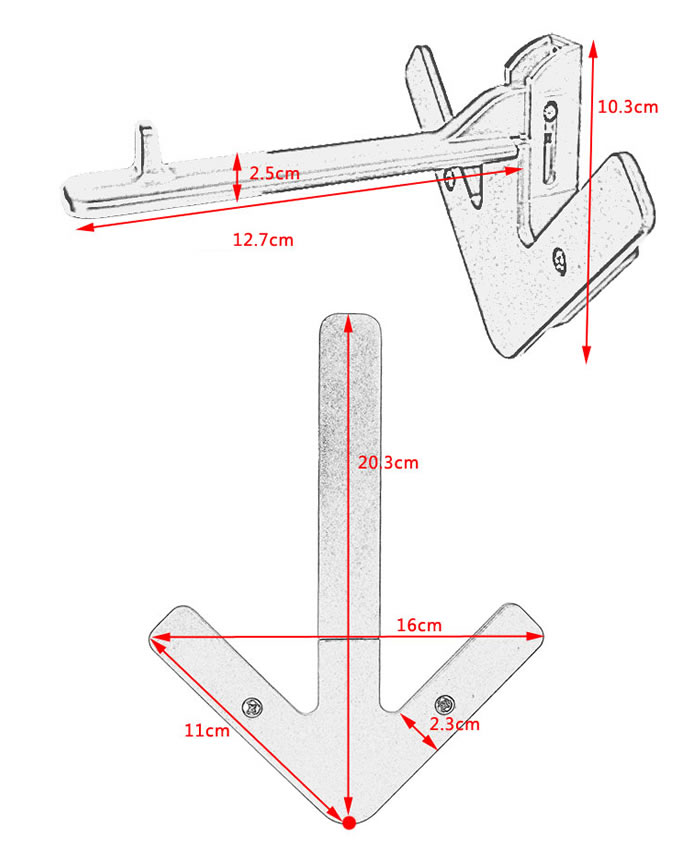 Folding Arrow Wall Hook,Coat Hooks 