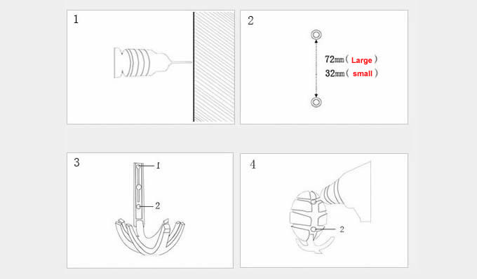 Grenade-Shaped Wall Hook,Coat Hooks