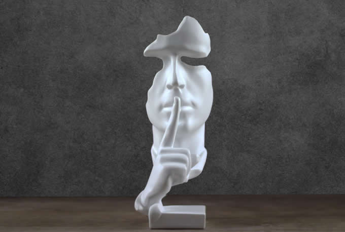 Head Face  Figurine Sculpture Desktop Decor