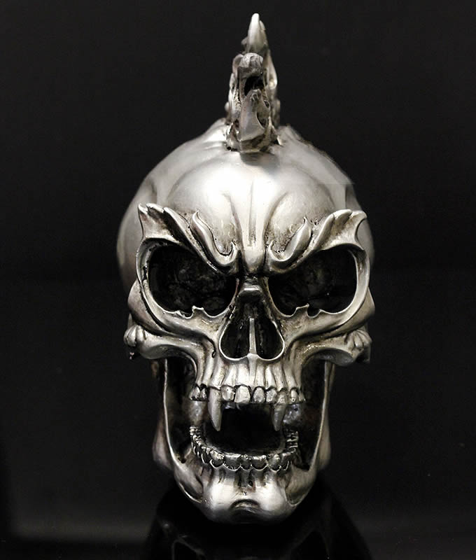 Skull Head Figurine Display Decoration