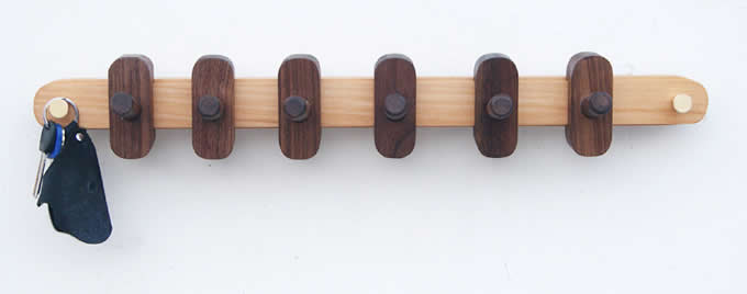  Solid Wood Wooden Coat Hook Coat Rack Wall Mount Clothes Hook 