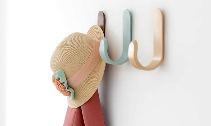  Wood Wall Hooks Coat Hooks Hanging Clothes Hats Robes Towels 