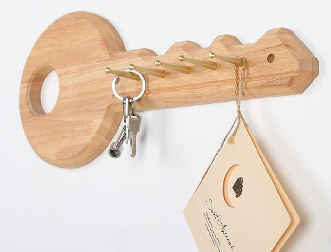  Wooden Decorative Wall Mounted Key Holder  